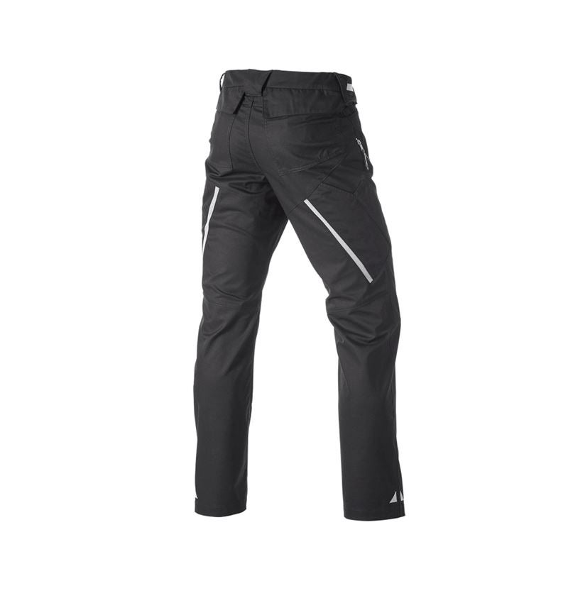 Pracovní kalhoty: Kalhoty s více kapsami e.s.ambition + černá/platinová 8