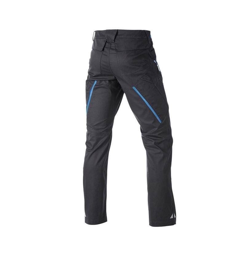 Pracovní kalhoty: Kalhoty s více kapsami e.s.ambition + grafit/enciánově modrá 7