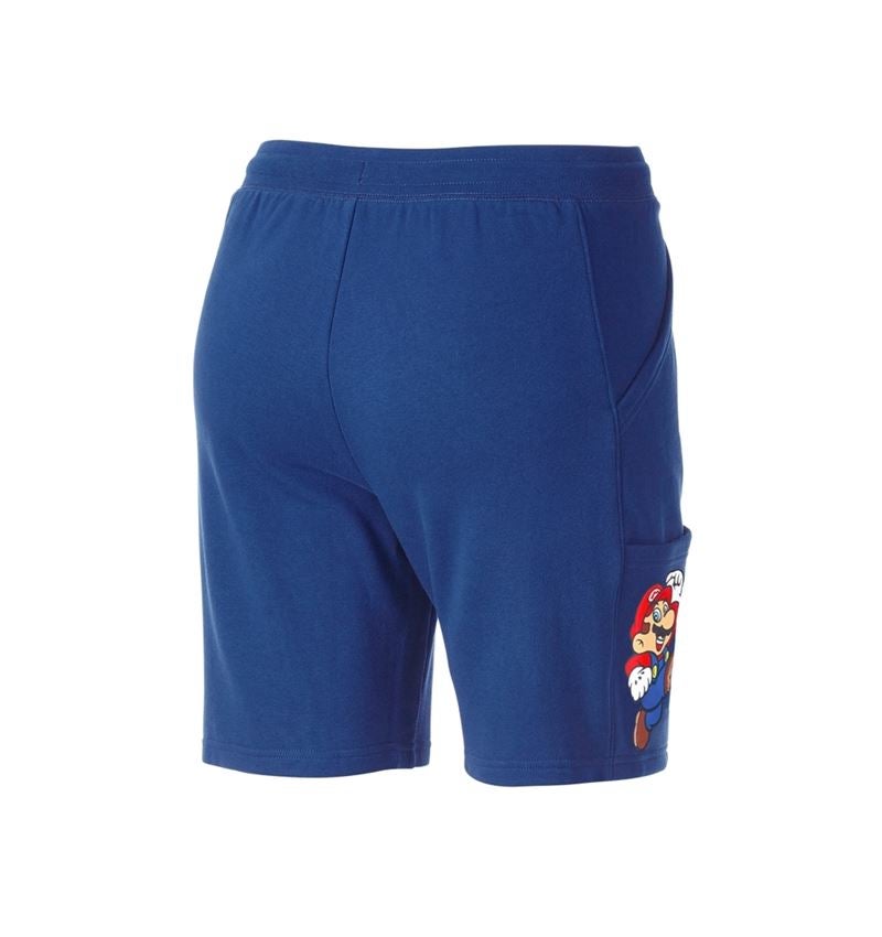 Oděvy: Super Mario teplákové šortky, dámské + alkalická modrá 1