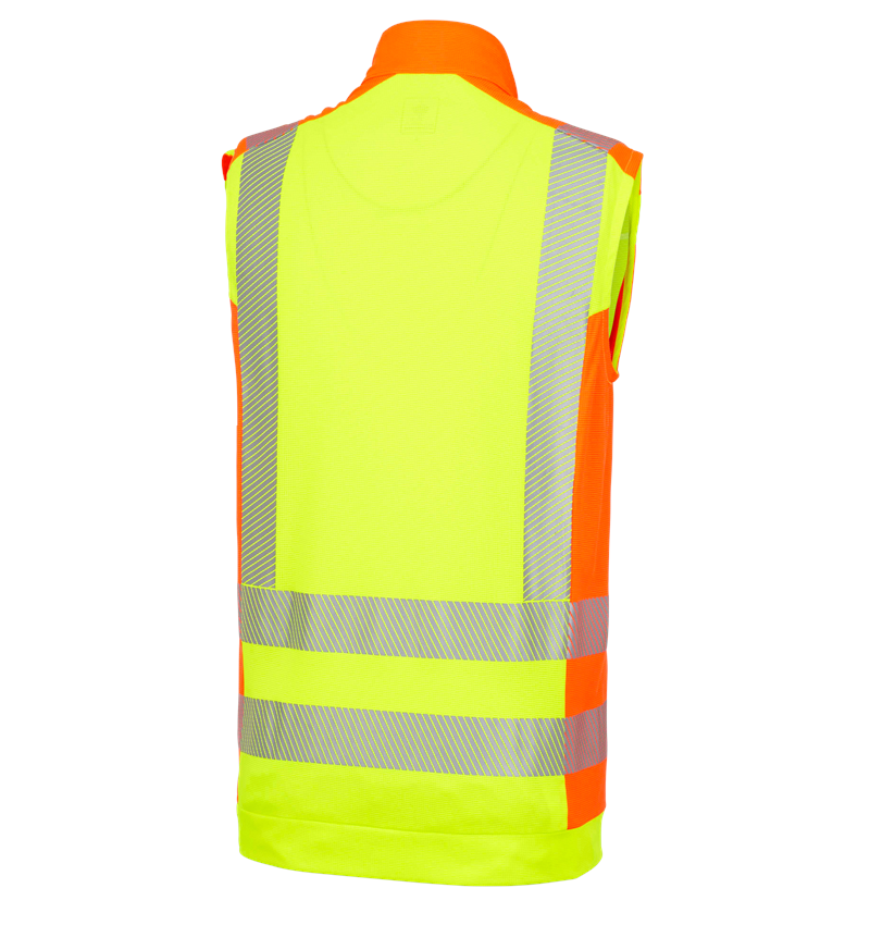 Pracovní vesty: Výstražná funkční vesta e.s.motion 2020 + výstražná žlutá/výstražná oranžová 3