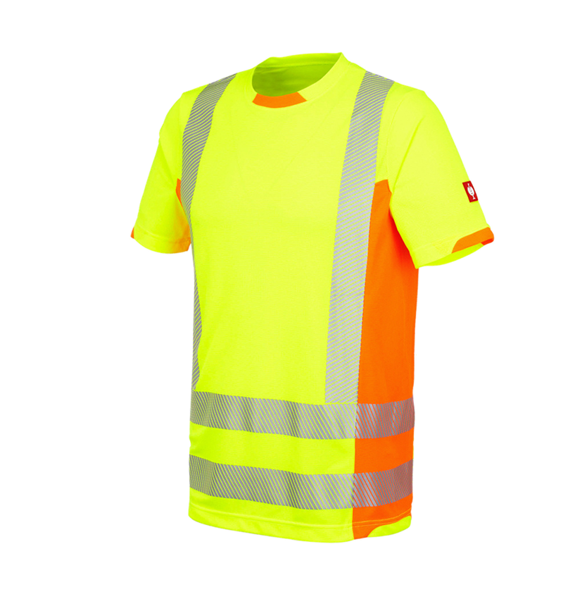 Trička, svetry & košile: Výstražné funkční tričko e.s.motion 2020 + výstražná žlutá/výstražná oranžová 2