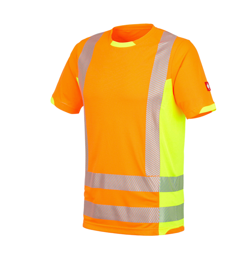 Trička, svetry & košile: Výstražné funkční tričko e.s.motion 2020 + výstražná oranžová/výstražná žlutá 1