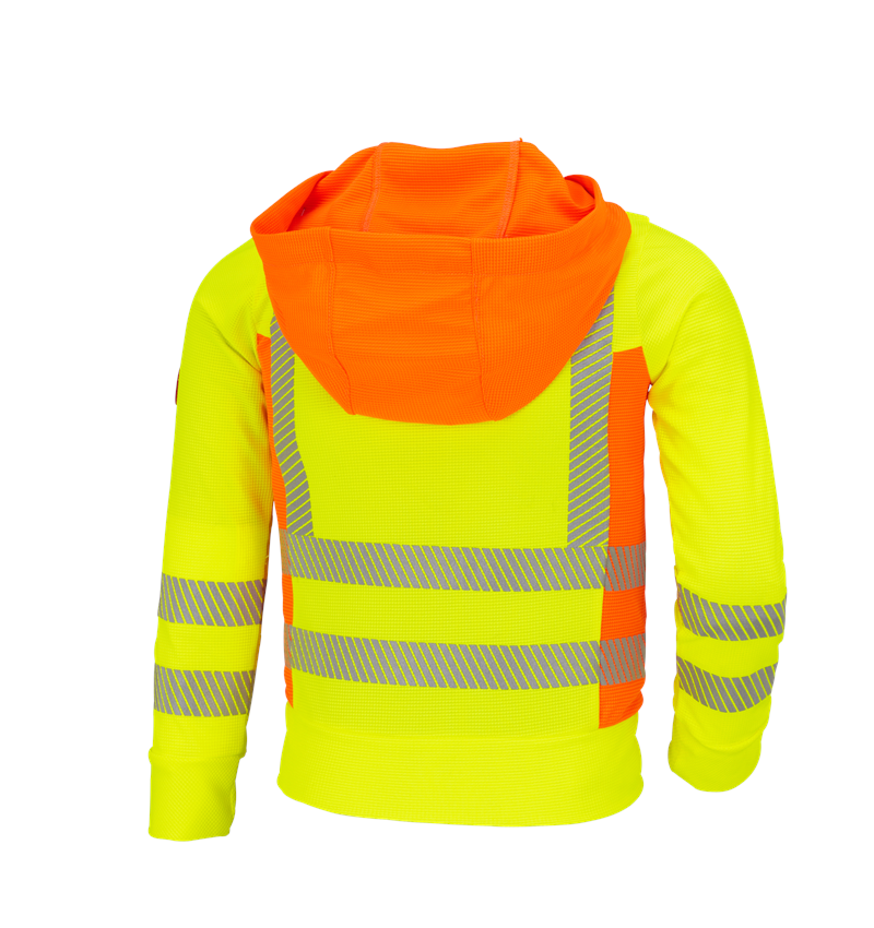 Bundy: Výstražná funk. bunda s kapucí e.s.motion 2020, d. + výstražná žlutá/výstražná oranžová 1