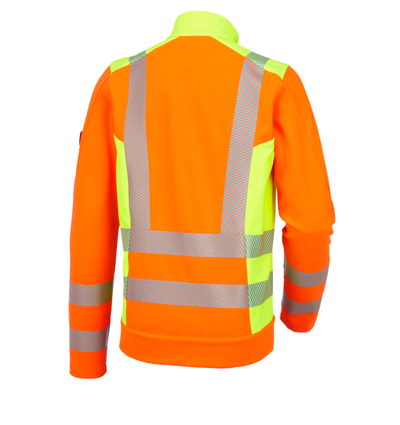 Pracovní bundy: Výstražná softshell.bunda softlight e.s.motion2020 + výstražná oranžová/výstražná žlutá 3
