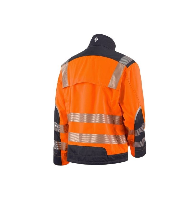 Pracovní bundy: Výstražná bunda e.s.motion + výstražná oranžová/antracit 2