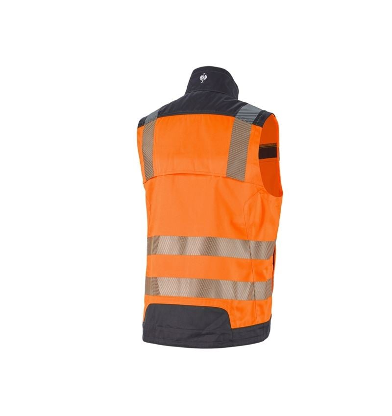 Pracovní vesty: Výstražná vesta e.s.motion + výstražná oranžová/antracit 3
