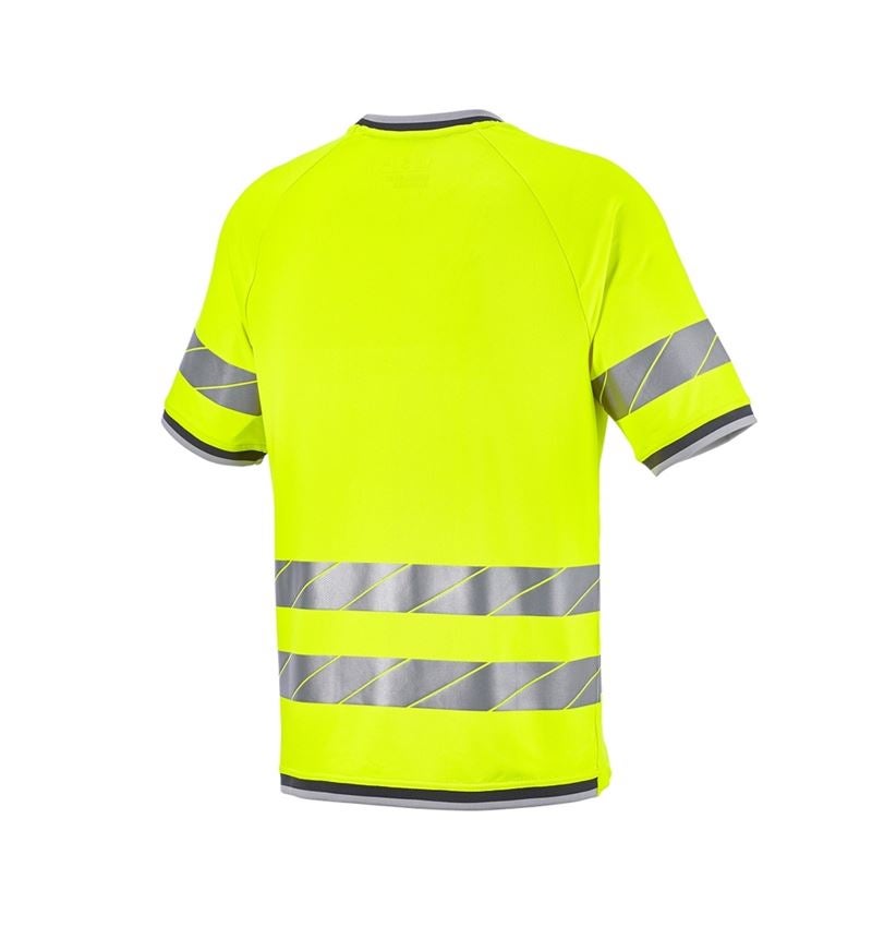 Trička, svetry & košile: Výstražné funkční tričko e.s.ambition + výstražná žlutá/antracit 8