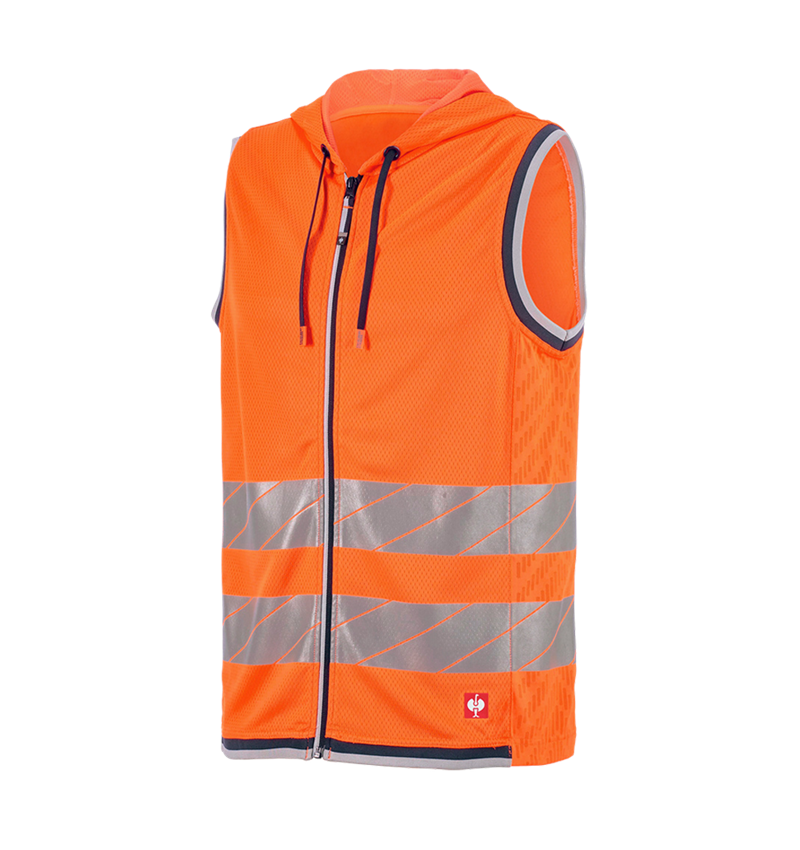Oděvy: Výstražná funkční vesta e.s.ambition + výstražná oranžová/tmavomodrá 9