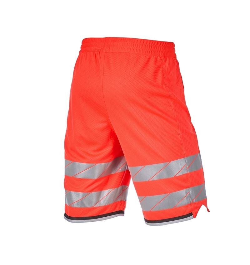 Pracovní kalhoty: Výstražné funkční šortky e.s.ambition + výstražná červená/černá 6