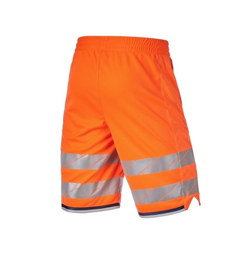 Oděvy: Výstražné funkční šortky e.s.ambition + výstražná oranžová/tmavomodrá 6