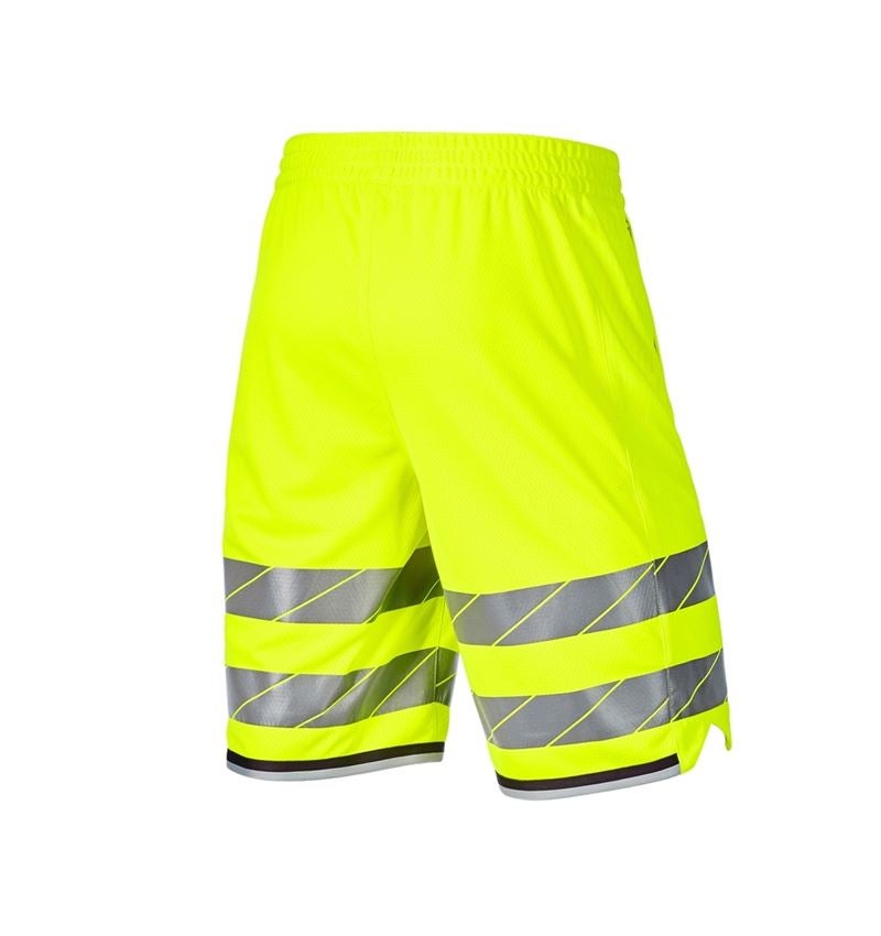 Pracovní kalhoty: Výstražné funkční šortky e.s.ambition + výstražná žlutá/antracit 9