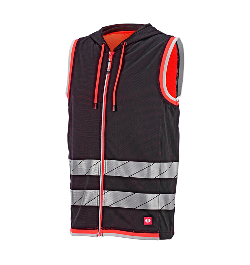 Oděvy: Reflex funkční vesta e.s.ambition + černá/výstražná červená 4