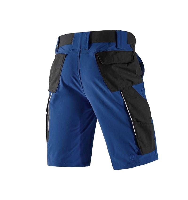 Pracovní kalhoty: Funkční short e.s.dynashield + modrá chrpa/černá 1