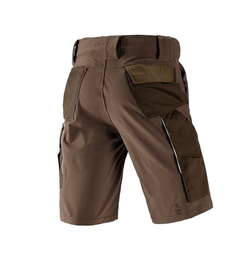 Pracovní kalhoty: Funkční short e.s.dynashield + lískový oříšek/kaštan 3