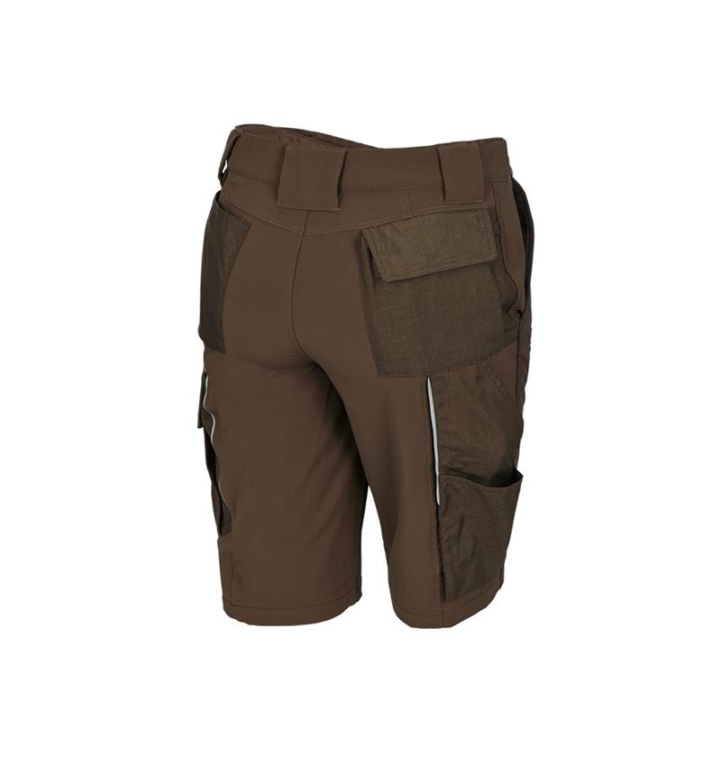 Pracovní kalhoty: Funkční short e.s.dynashield, dámské + lískový oříšek/kaštan 3