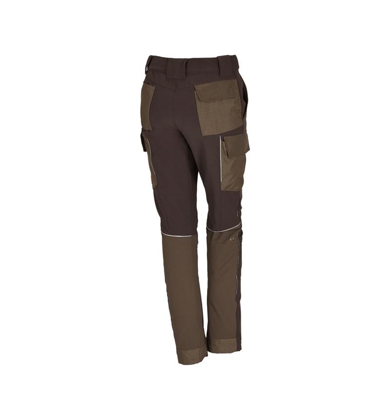 Pracovní kalhoty: Funkční cargo kalhoty e.s.dynashield, dámské + lískový oříšek/kaštan 1