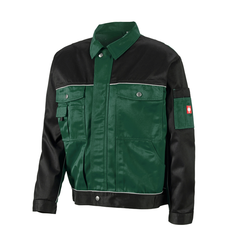 Pracovní bundy: Pracovní bunda e.s.image + zelená/černá 5