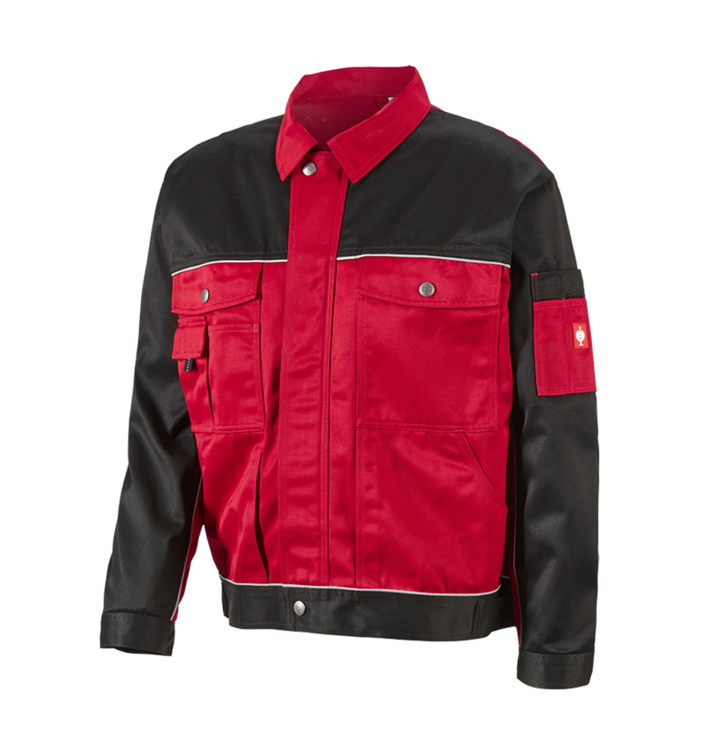 Pracovní bundy: Pracovní bunda e.s.image + červená/černá 8