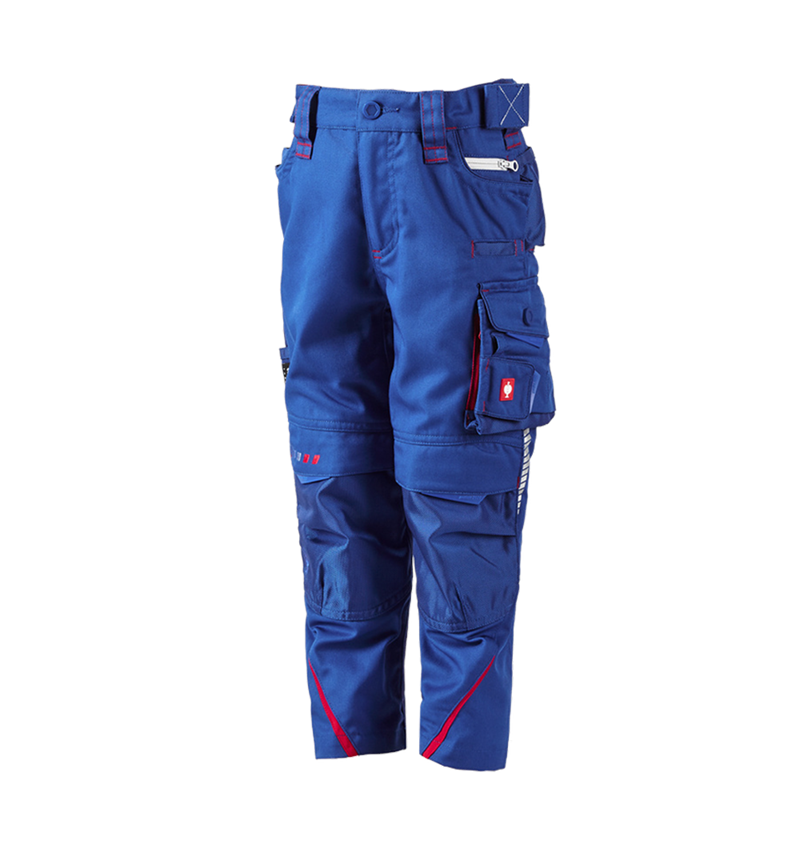 Kalhoty: Kalhoty do pasu e.s.motion 2020, dětské + modrá chrpa/ohnivě červená 2