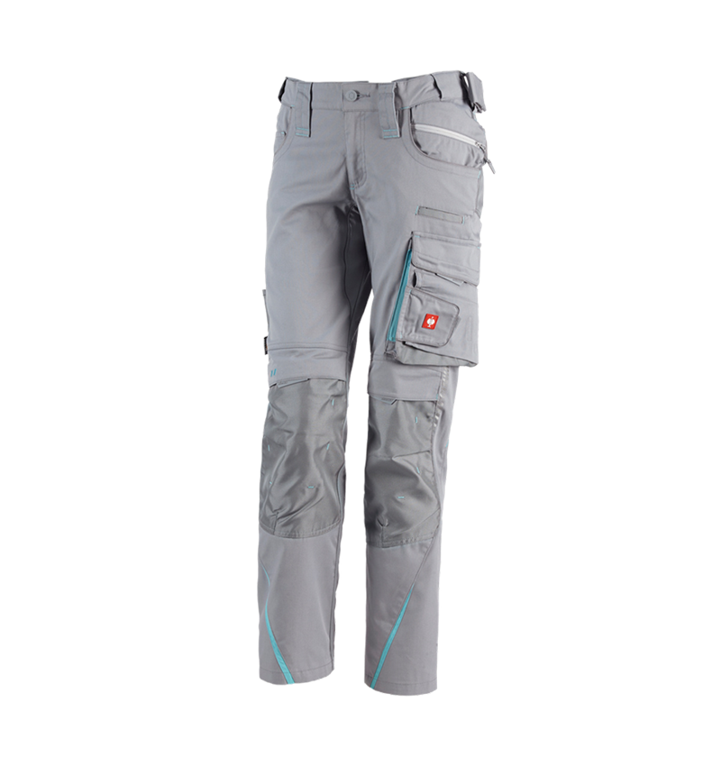 Pracovní kalhoty: Dámské kalhoty e.s.motion 2020 + platinová/modrá capri 2