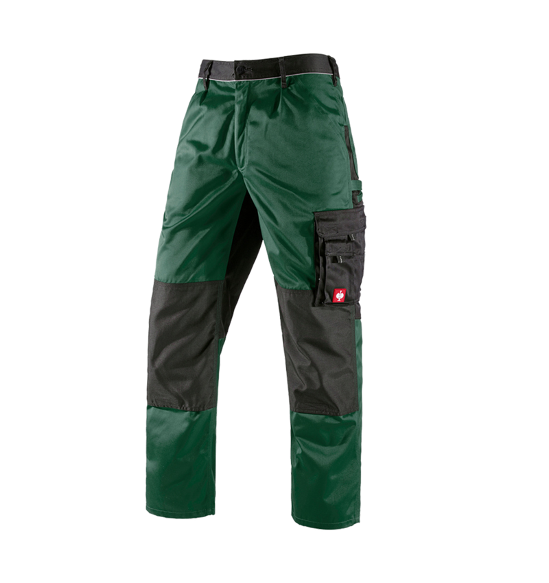 Pracovní kalhoty: Kalhoty do pasu e.s.image + zelená/černá 10