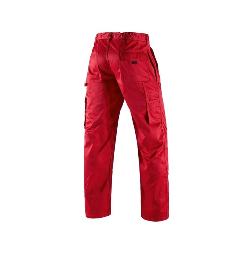 Pracovní kalhoty: Kalhoty do pasu e.s.classic + červená 3