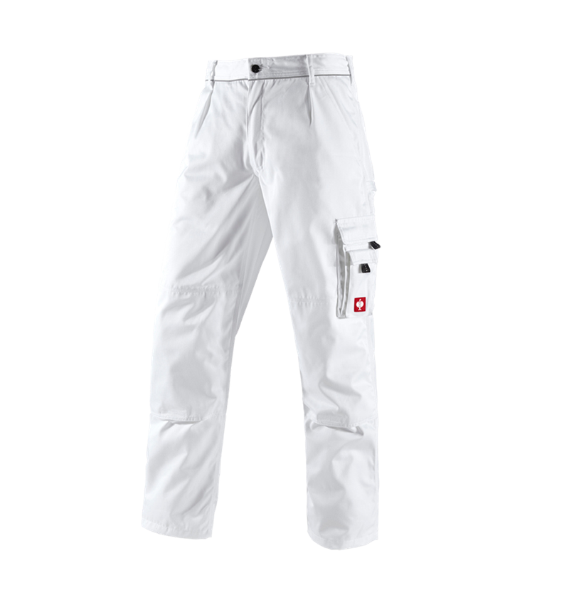 Pracovní kalhoty: Kalhoty do pasu e.s.classic + bílá 2