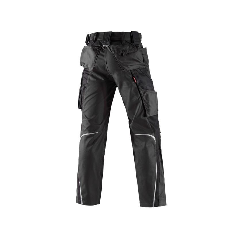 Pracovní kalhoty: Kalhoty do pasu e.s.motion, zimní + černá 3