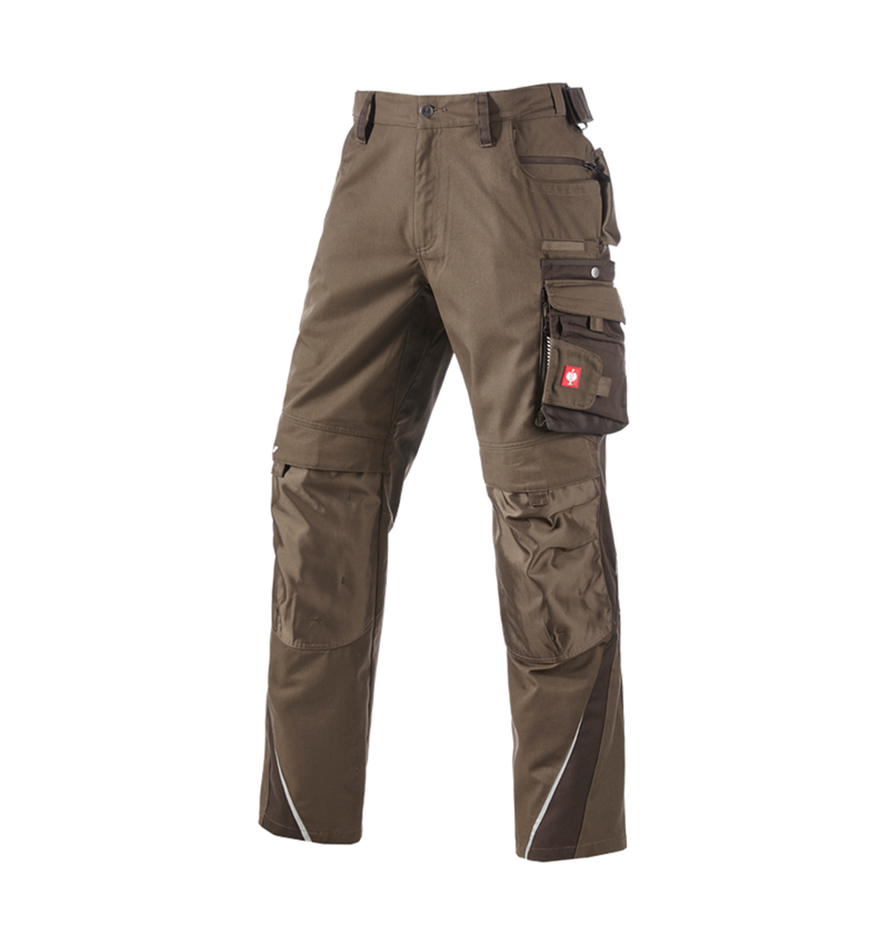 Pracovní kalhoty: Kalhoty do pasu e.s.motion, zimní + lískový oříšek/kaštan 2