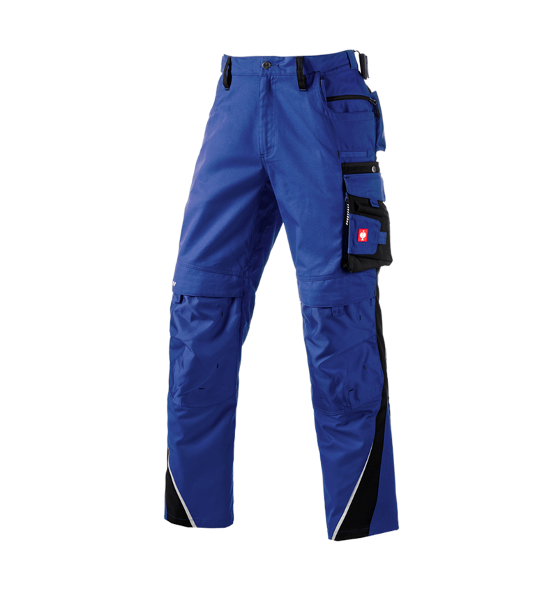 Pracovní kalhoty: Kalhoty do pasu e.s.motion, zimní + modrá chrpa/černá 2