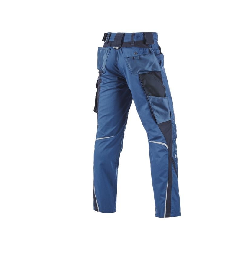 Pracovní kalhoty: Kalhoty do pasu e.s.motion + kobalt/pacifik 3