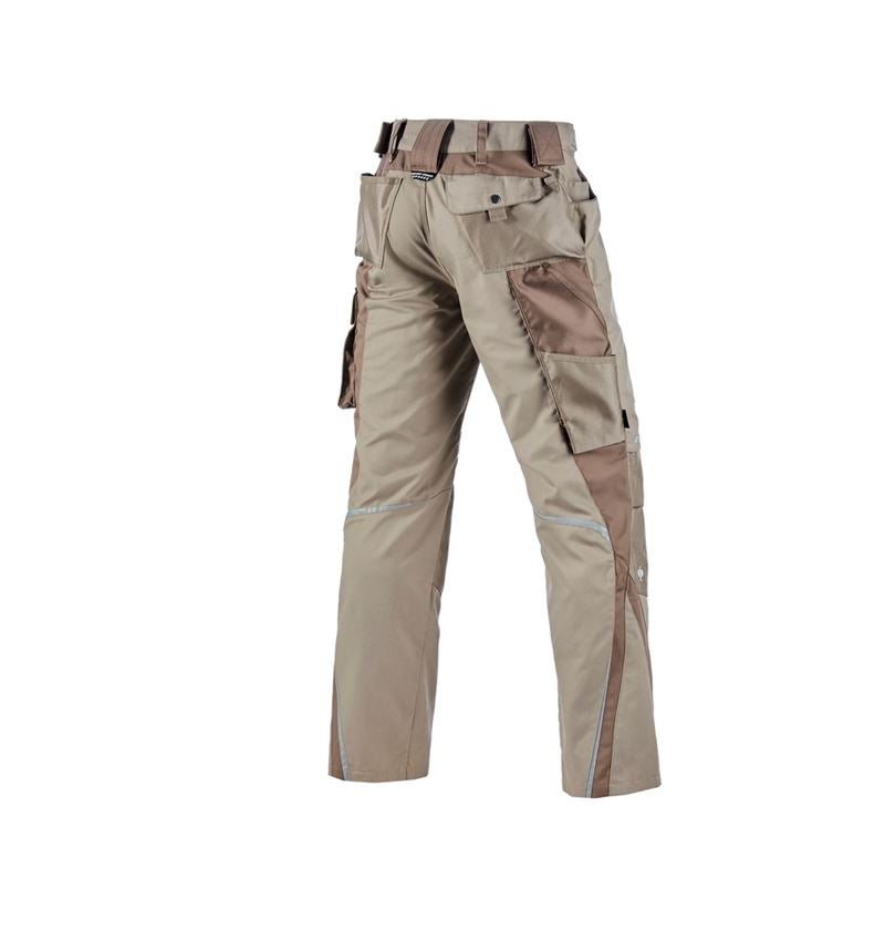 Pracovní kalhoty: Kalhoty do pasu e.s.motion + jíl/rašelina 2