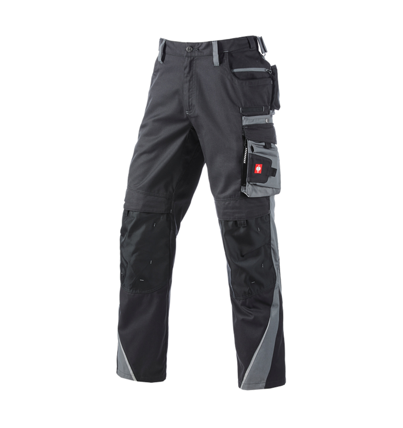Pracovní kalhoty: Kalhoty do pasu e.s.motion + grafit/cement 2