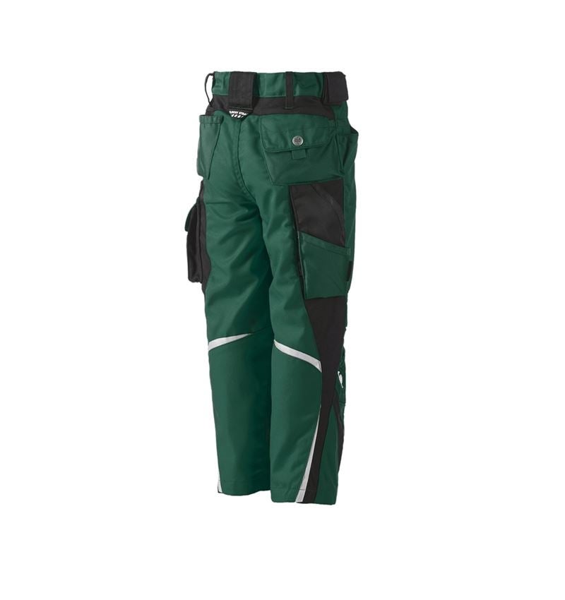 Kalhoty: Dětská kalhoty do pasu e.s.motion + zelená/černá 2