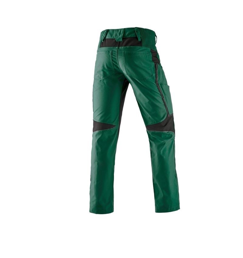 Pracovní kalhoty: Kalhoty do pasu e.s.vision, pánská + zelená/černá 3