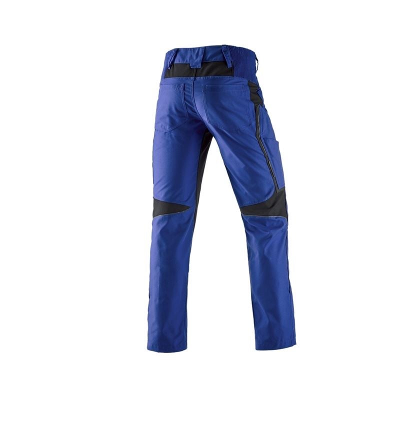 Pracovní kalhoty: Kalhoty do pasu e.s.vision, pánská + modrá chrpa/černá 3