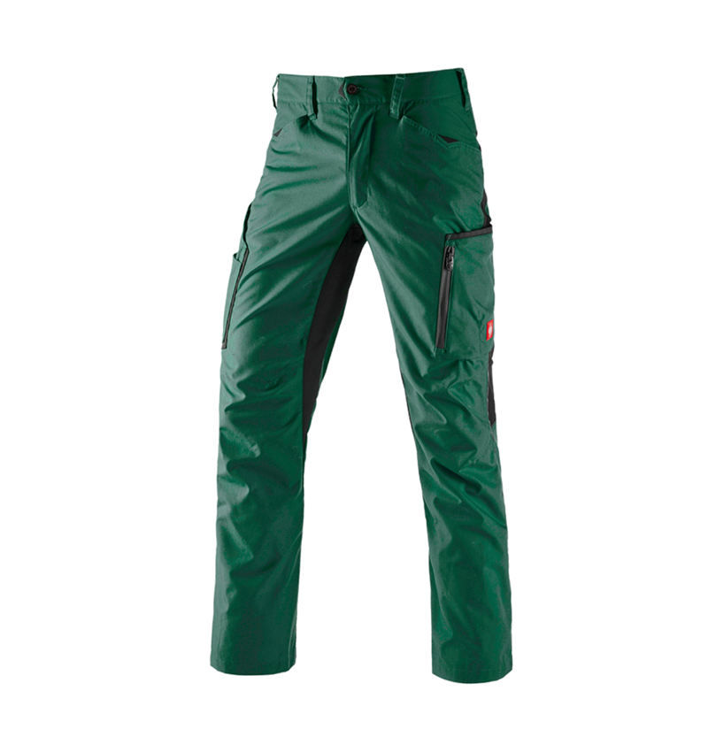 Pracovní kalhoty: Kalhoty do pasu e.s.vision, pánská + zelená/černá 2