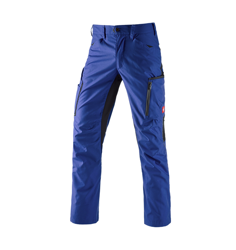 Pracovní kalhoty: Kalhoty do pasu e.s.vision, pánská + modrá chrpa/černá 2