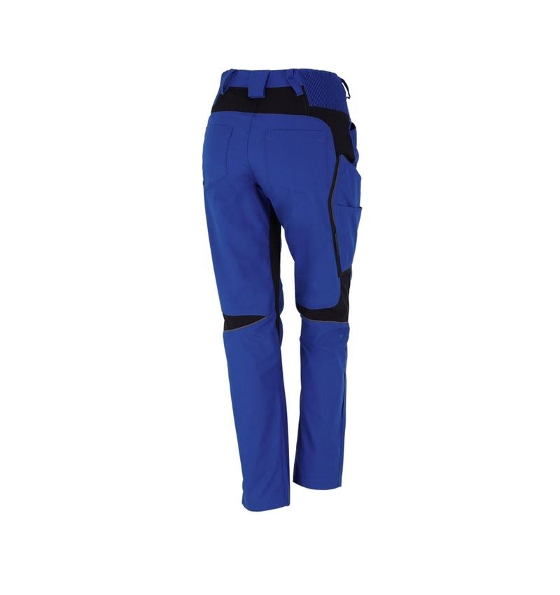 Pracovní kalhoty: Dámské kalhoty e.s.vision + modrá chrpa/černá 3
