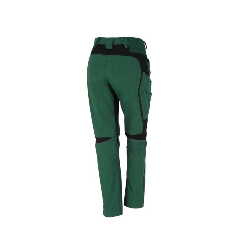 Pracovní kalhoty: Dámské kalhoty e.s.vision + zelená/černá 3