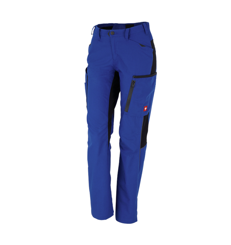 Pracovní kalhoty: Dámské kalhoty e.s.vision + modrá chrpa/černá 2