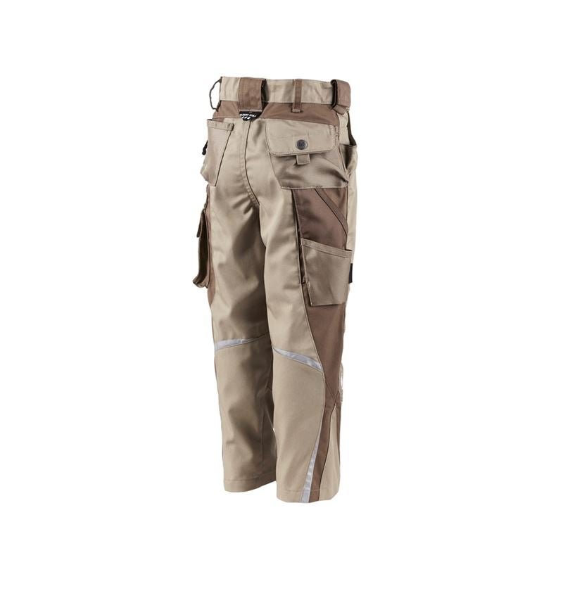 Kalhoty: Dětské kalhoty do pasu e.s.motion, zimní + jíl/rašelina 1