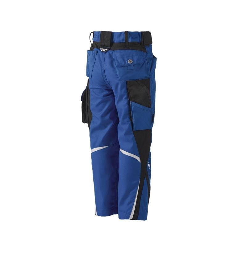 Kalhoty: Dětské kalhoty do pasu e.s.motion, zimní + modrá chrpa/černá 1