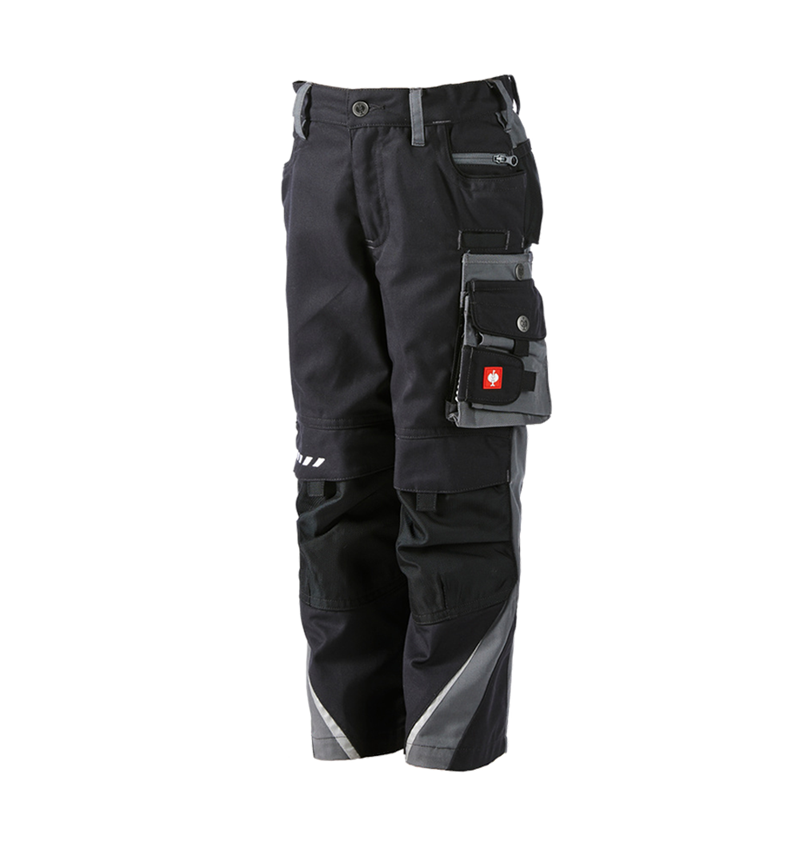 Chlad: Dětské kalhoty do pasu e.s.motion, zimní + grafit/cement