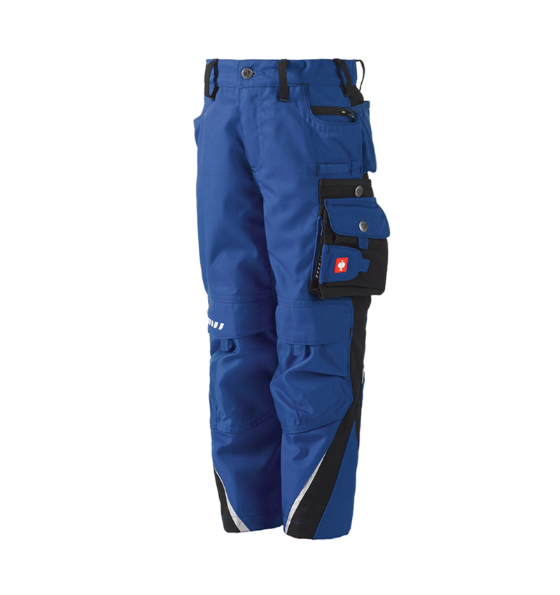 Chlad: Dětské kalhoty do pasu e.s.motion, zimní + modrá chrpa/černá