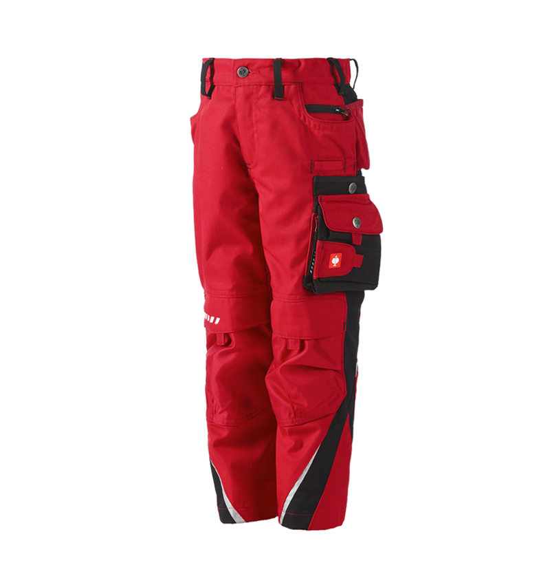 Témata: Dětské kalhoty do pasu e.s.motion, zimní + červená/černá