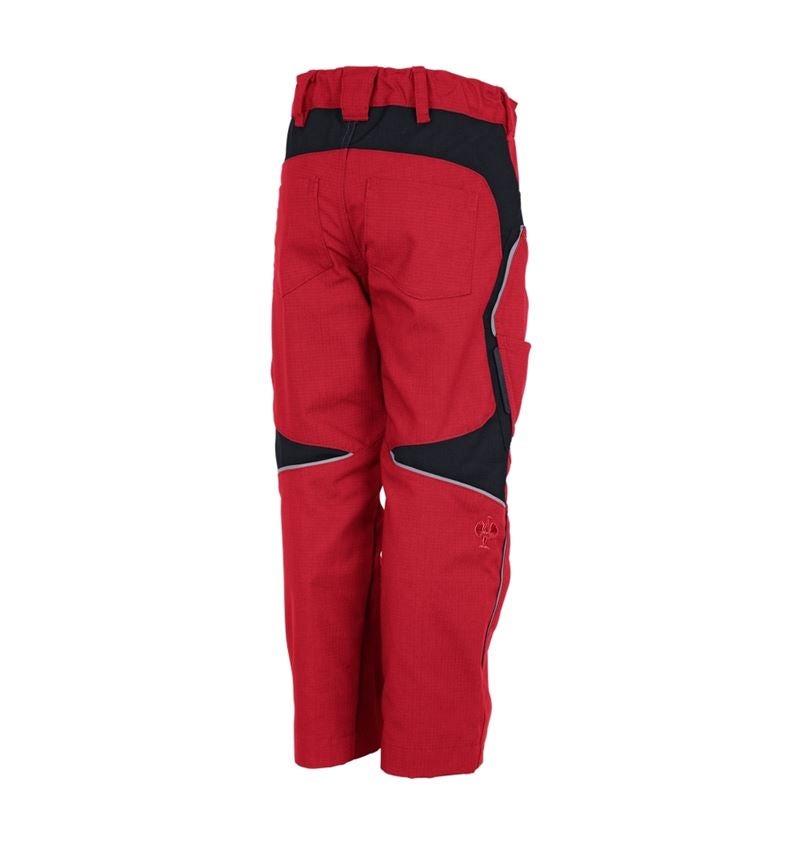 Kalhoty: Zimní kalhoty do pasu e.s.vision, dětská + červená/černá 1