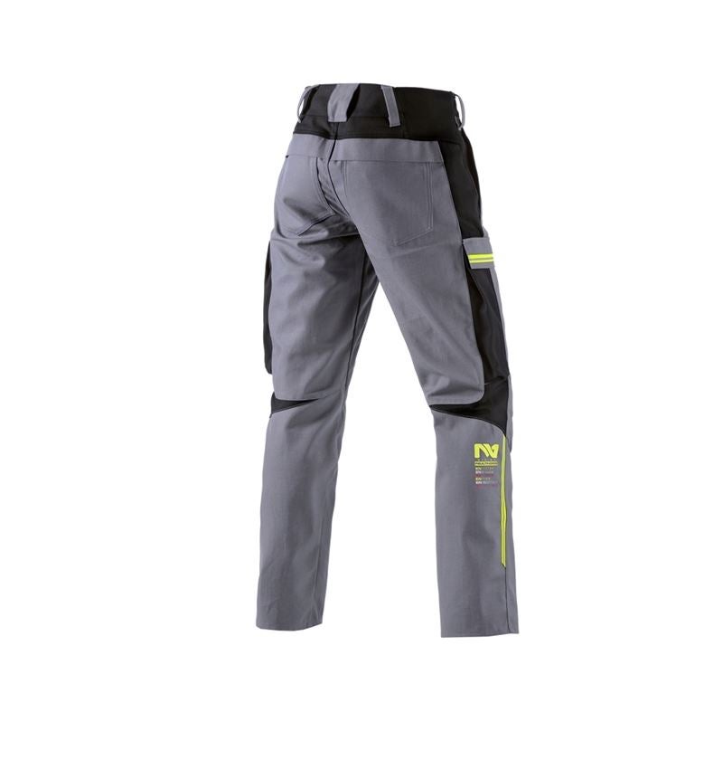 Pracovní kalhoty: Kalhoty do pasu e.s.vision multinorm* + šedá/černá 3