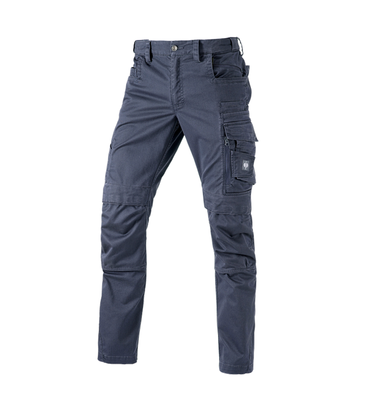 Pracovní kalhoty: Kalhoty do pasu e.s.motion ten + břidlicová modrá 2