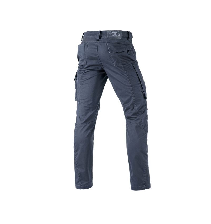Pracovní kalhoty: Kalhoty do pasu e.s.motion ten + břidlicová modrá 3